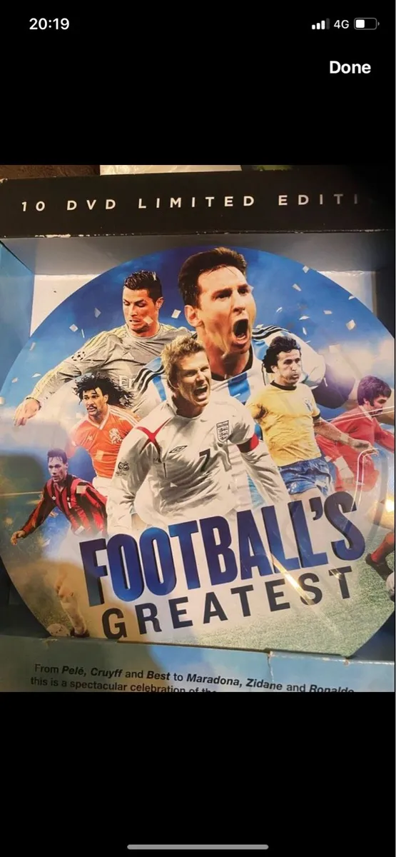 Footballs Greatest Players (10 DVD’s) - Image 1