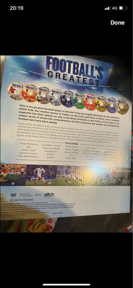 Footballs Greatest Players (10 DVD’s) - Image 2