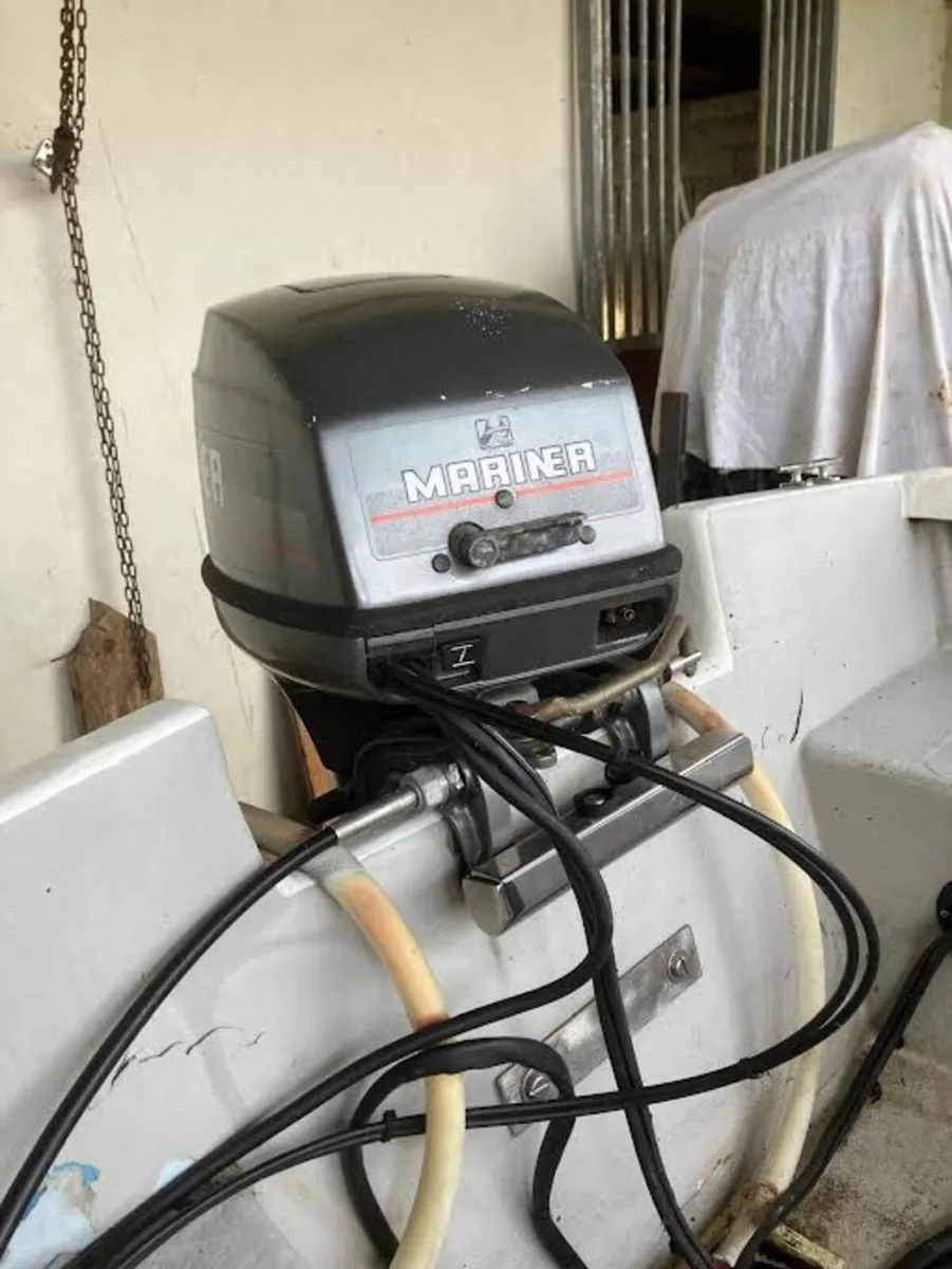 BOAT OUTBOARD MARINER 55HP L/SHAFT + CONTROLS - Image 2
