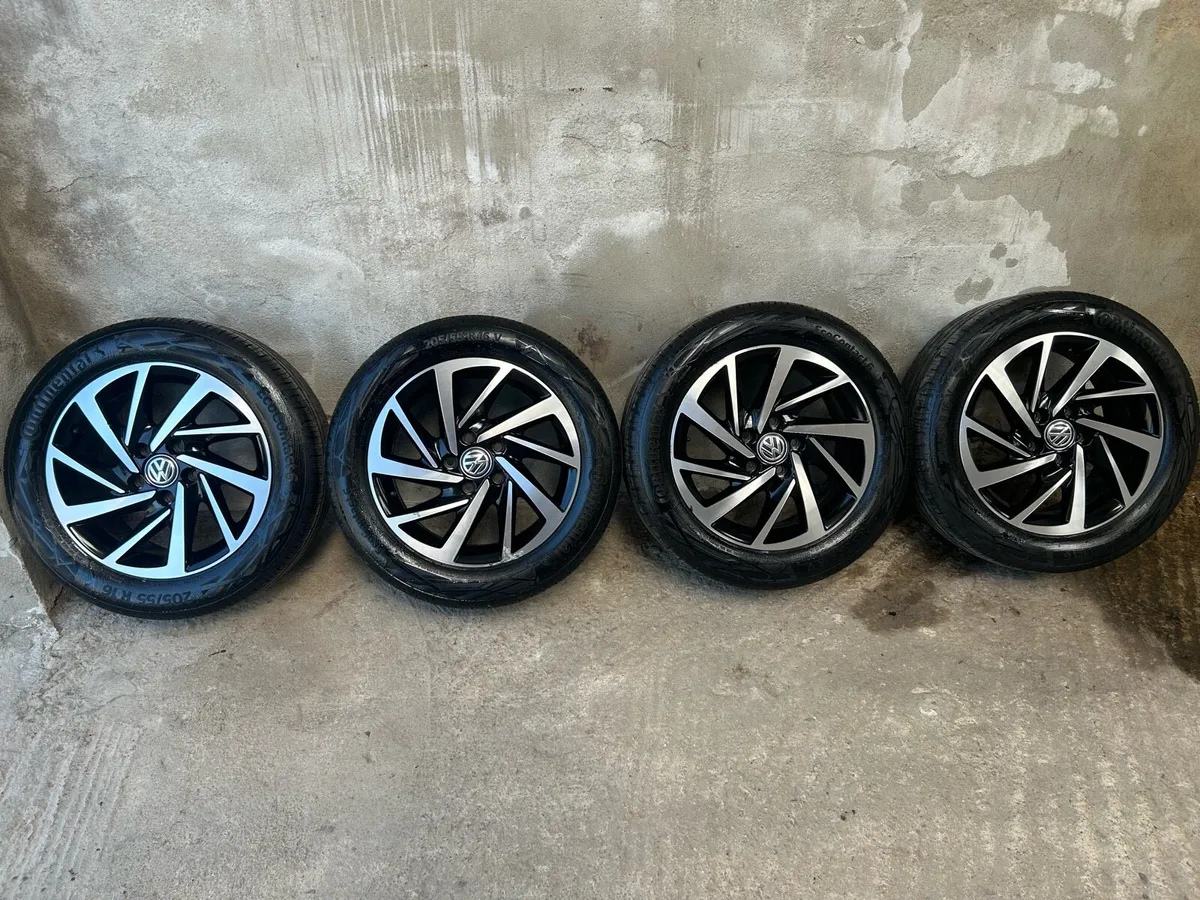 16” VOLKSWAGEN GOLF ALLOY WHEELS & TYRES - Image 2