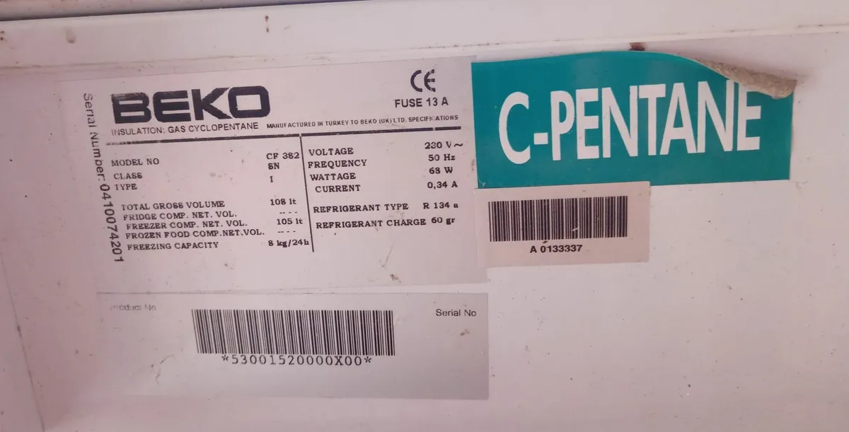 Beko chest freezer - Image 4