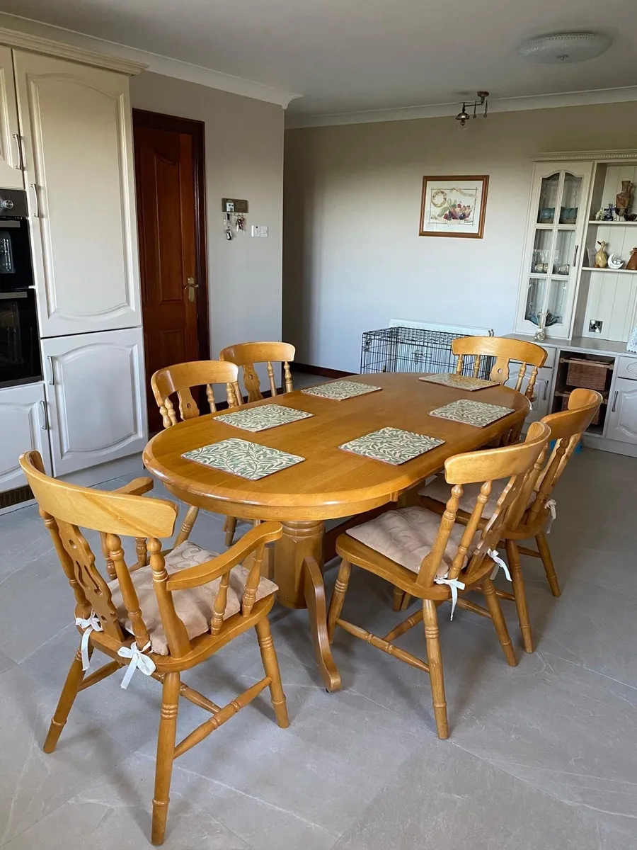 Dining Table & 6 Chairs - Image 1