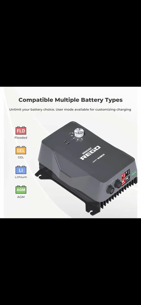 Renogy 200amp battery x 2, Rego DC-DC & MPPT - Image 1