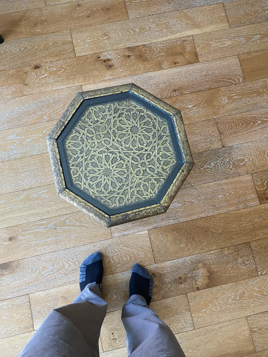 Egyptian gold side table - Image 2