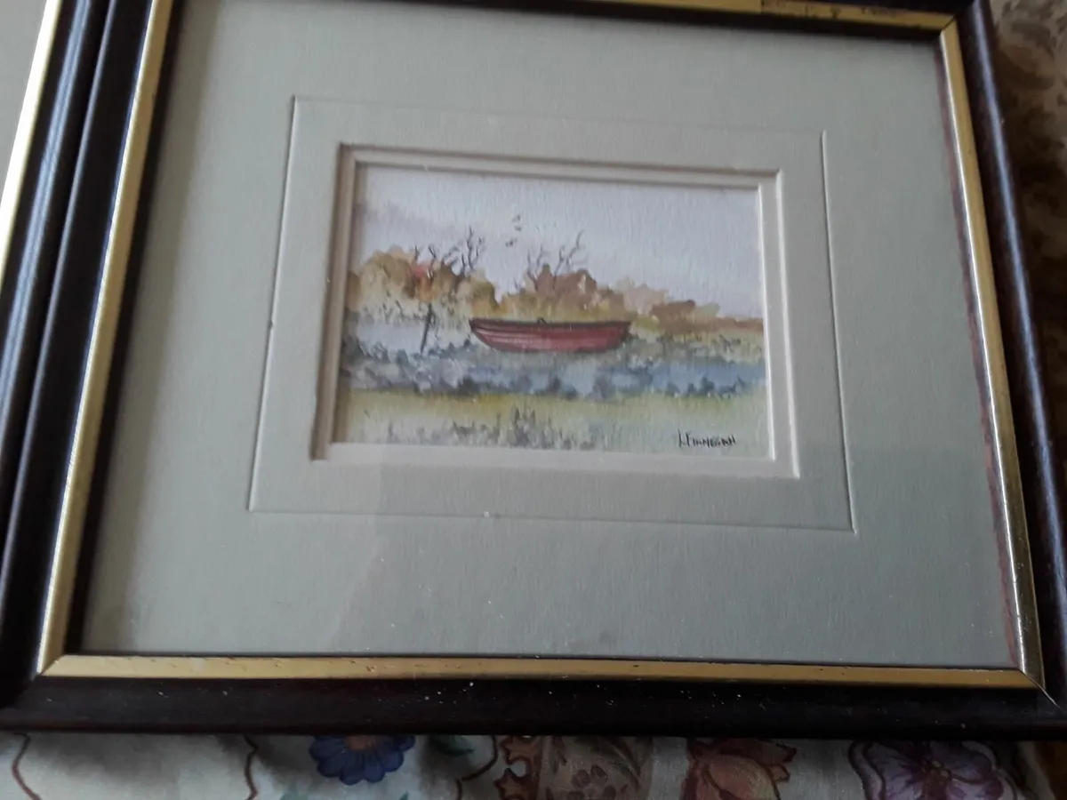 2  small watercolors     by Elizabeth Finnegan - Image 1