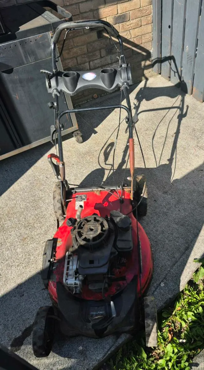 self-drive Petrol Lawnmower petrol Glen being in - Image 3