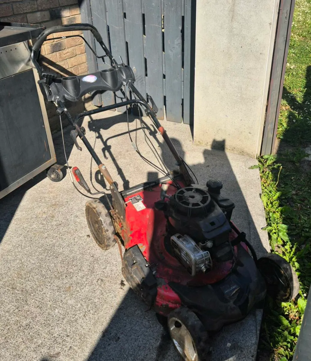 self-drive Petrol Lawnmower petrol Glen being in - Image 4