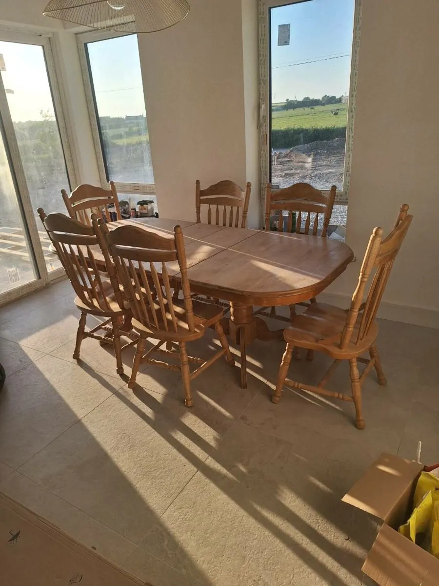 Dining Table and 6 Chairs - Image 4