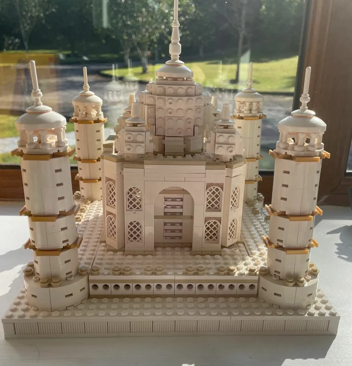 Taj mahal ( made from lego style bricks)
