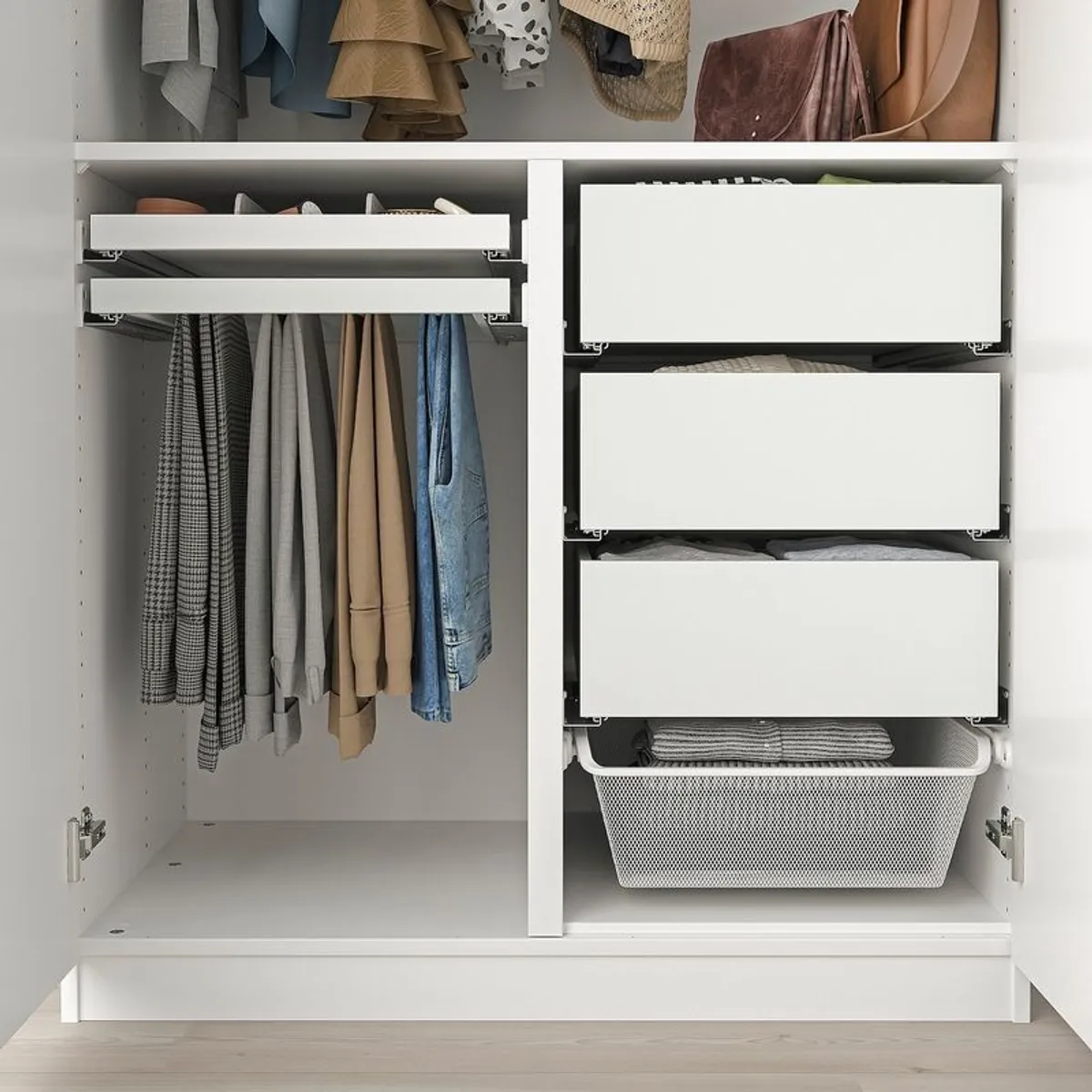 pax drawers and wire baskets and rails included - Image 3