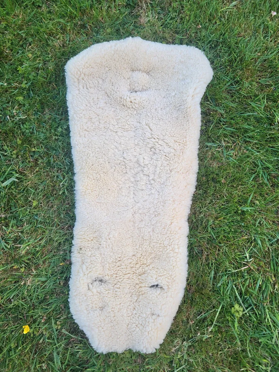 Sheep skin buggy liner