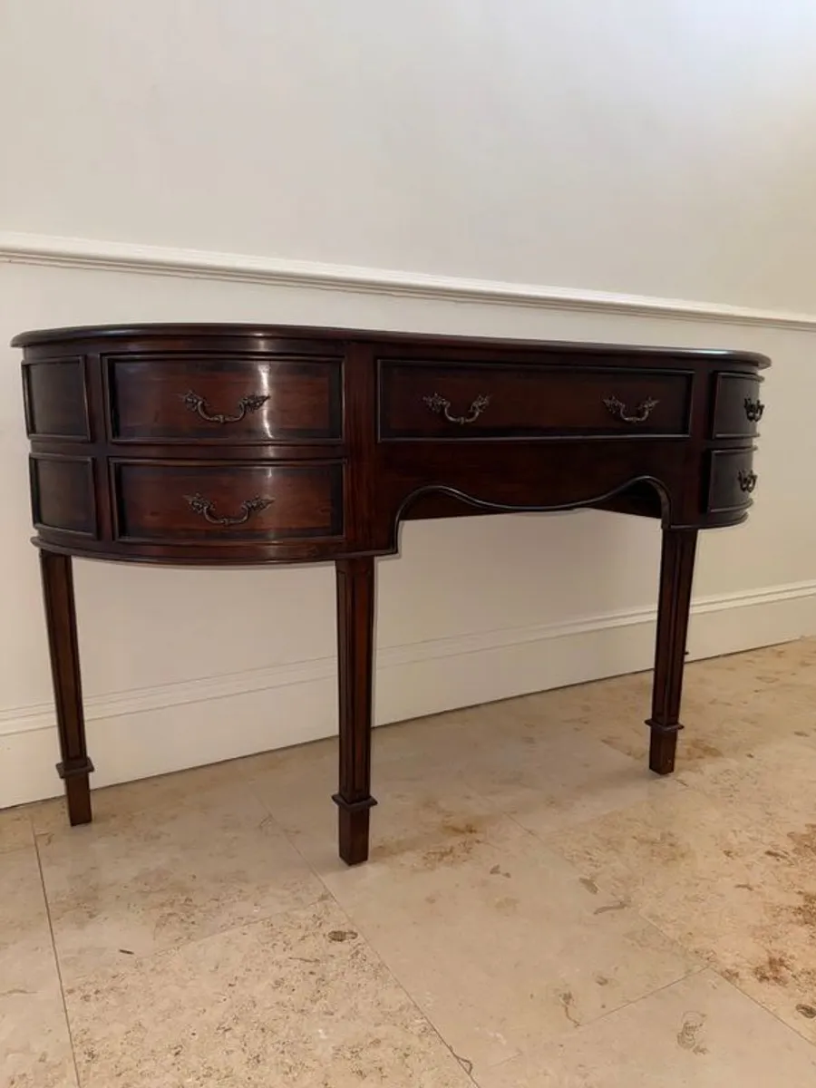 Mahogany console table - Image 2