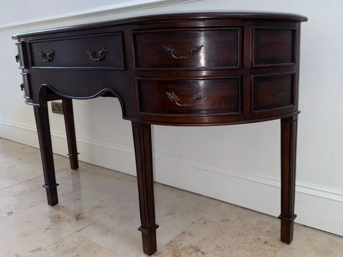 Mahogany console table - Image 3