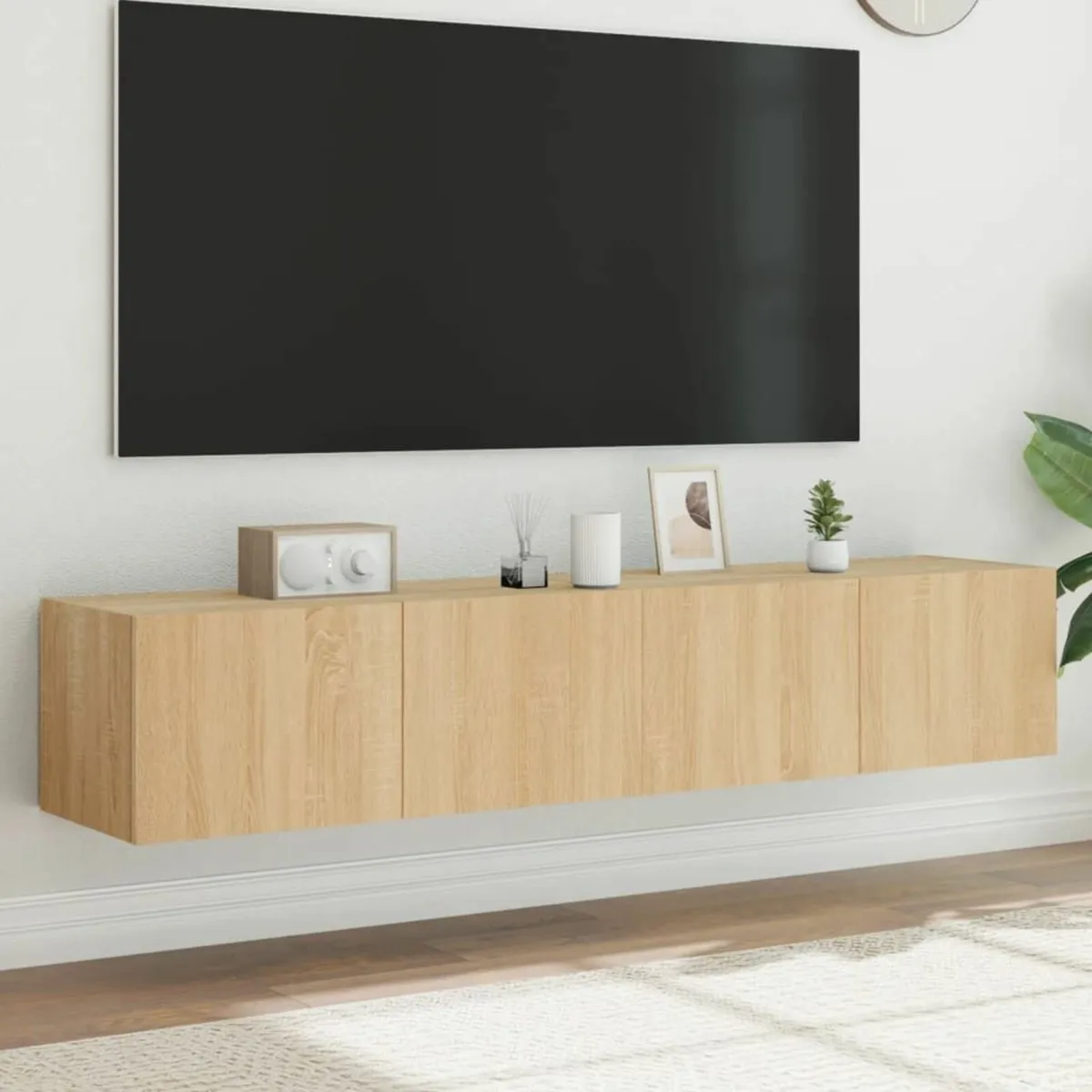 [Free P&P] New LED TV Cabinet Wall Mounted - Image 1