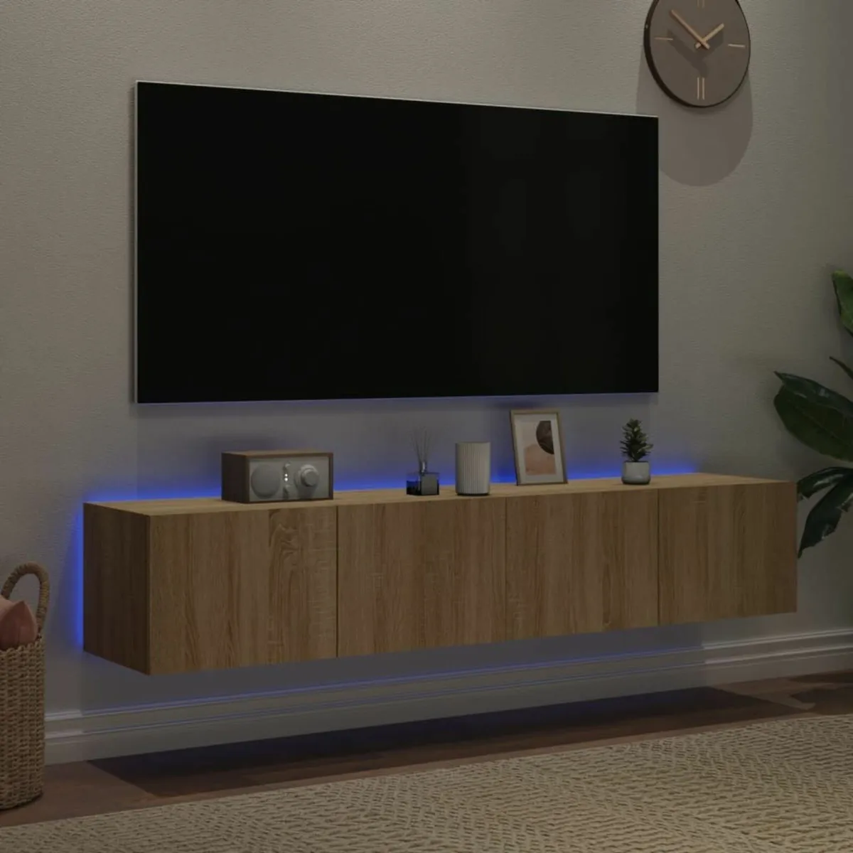 [Free P&P] New LED TV Cabinet Wall Mounted - Image 2