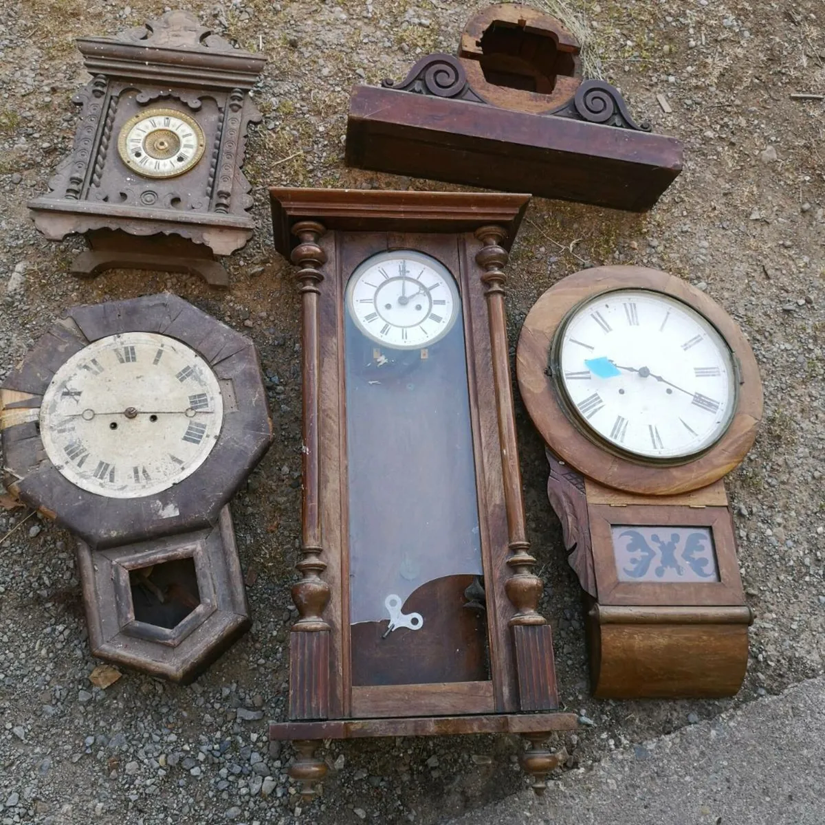Antique clocks for restoration/spares