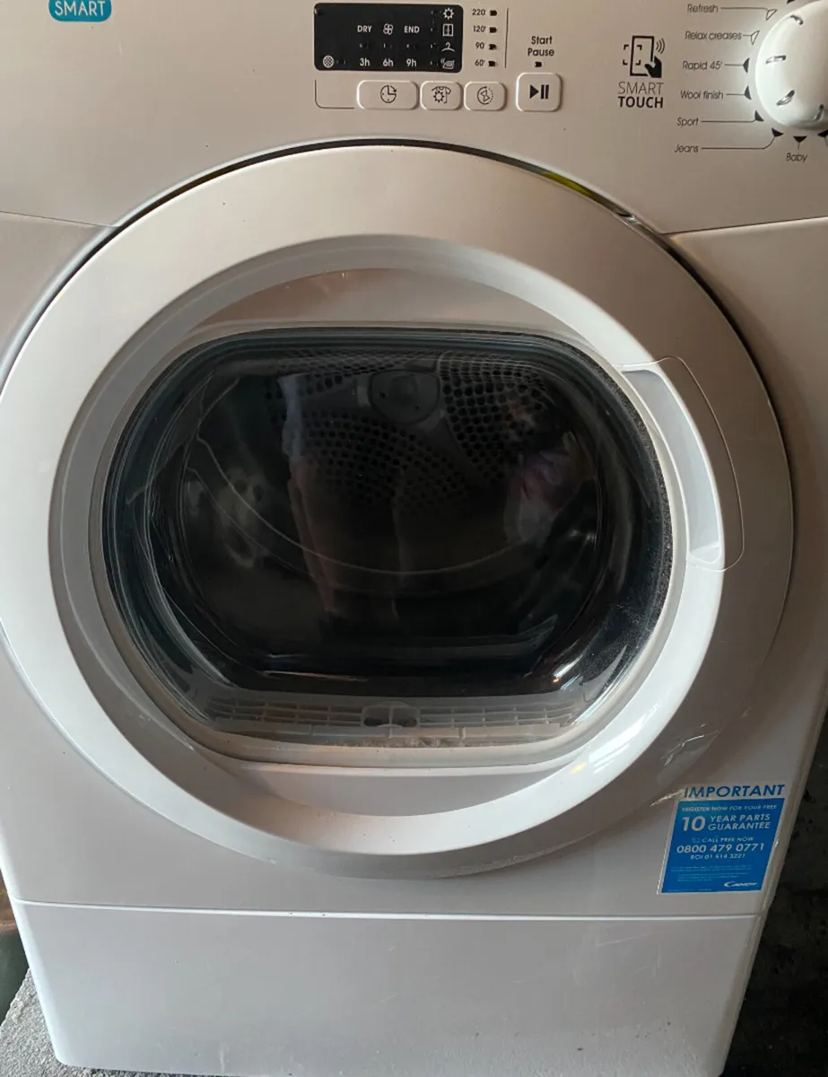 Candy 9kg Vented Tumble Dryer - nearly new - Image 1
