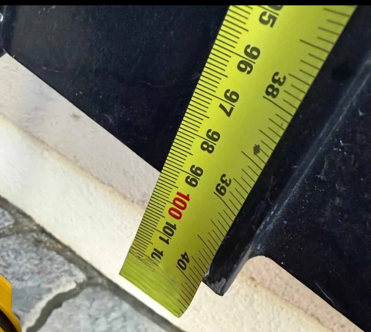 Black metal gate (measurements in photos) - Image 3