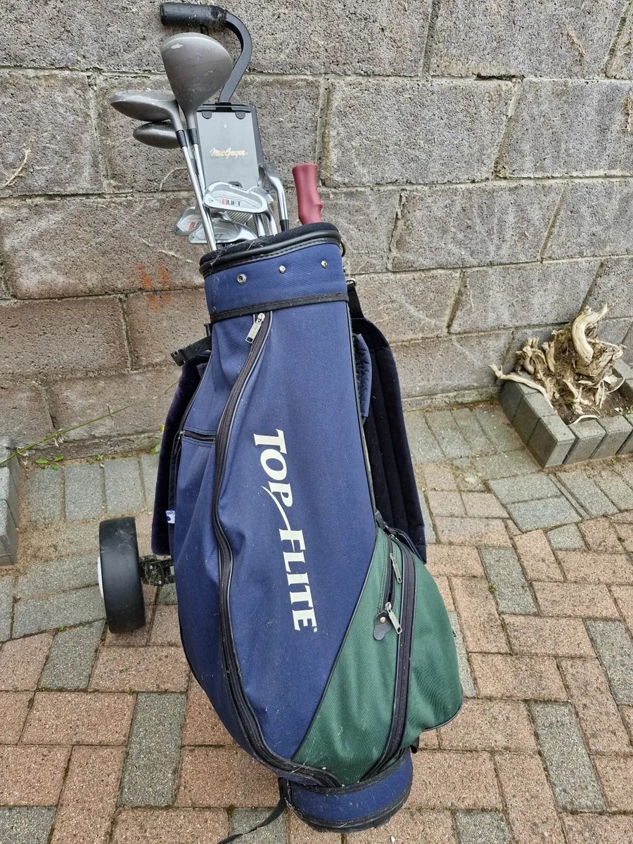 Golf Clubs, Bag and Trolley - Image 1
