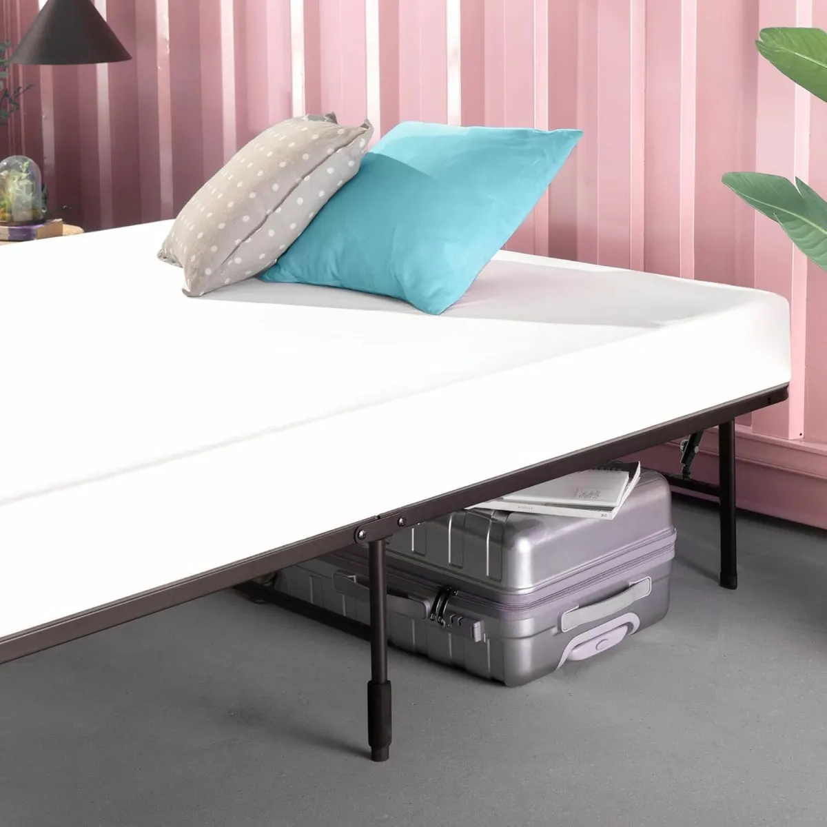 King Size Bed frame 150x200cm  Storage black - Image 3