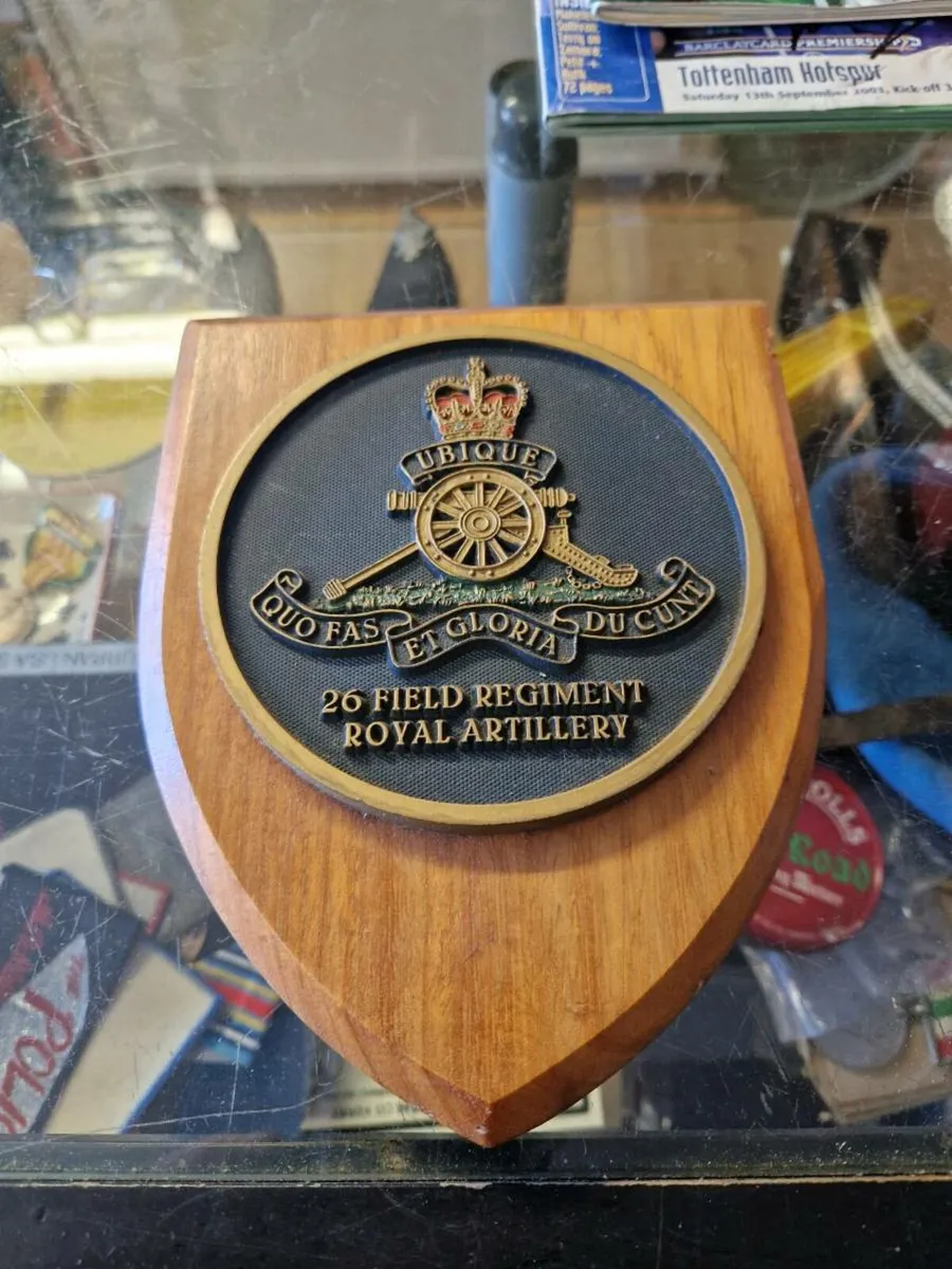 Vintage Royal Artillery Plaque - Image 1