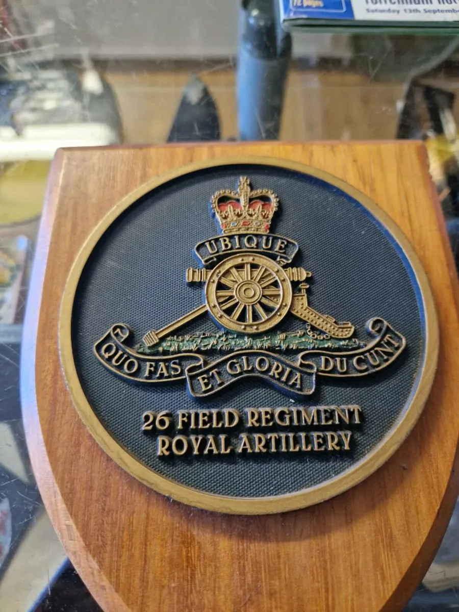 Vintage Royal Artillery Plaque - Image 2