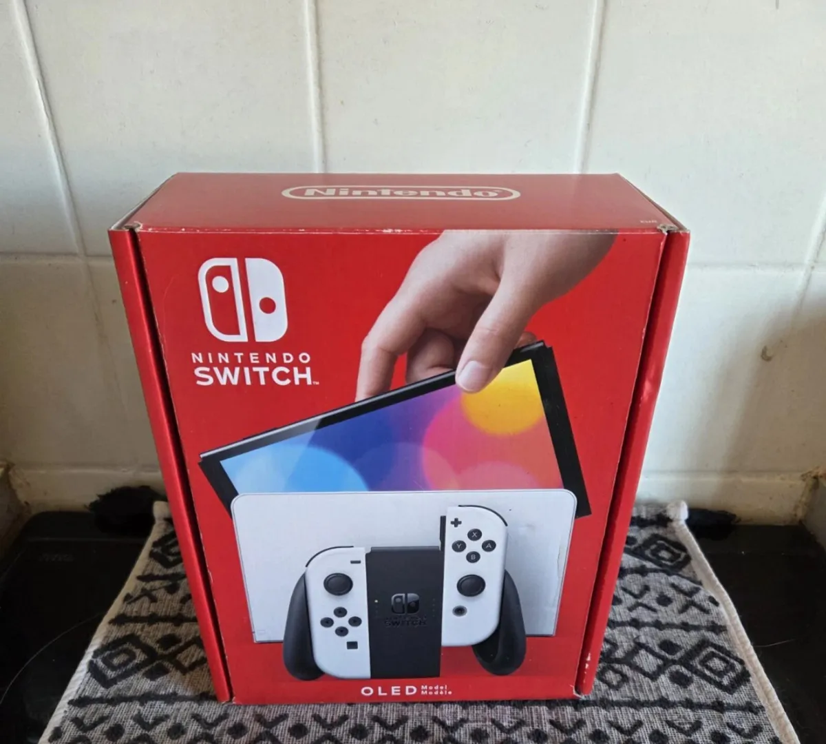 Nintendo Switch OLED Console 64GB and SD 128GB - Image 1