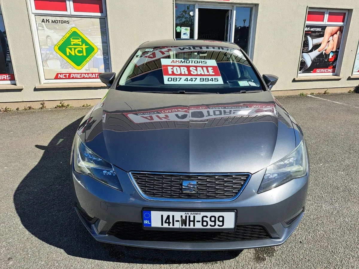 Seat Leon 2014 1.6 Tdi Very Clean Car Nct 02/26 - Image 1