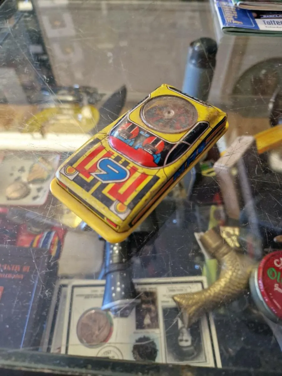 Vintage Tinplate Friction Car - Image 1