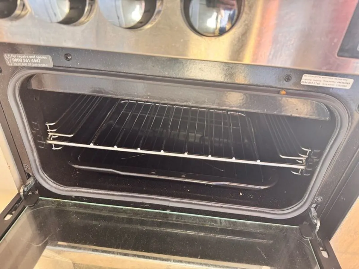 BELLING Gourmet 90DFT 90 cm Dual Fuel Range Cooker - Stainless Steel - Image 3