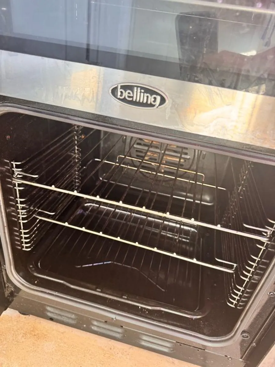 BELLING Gourmet 90DFT 90 cm Dual Fuel Range Cooker - Stainless Steel - Image 4