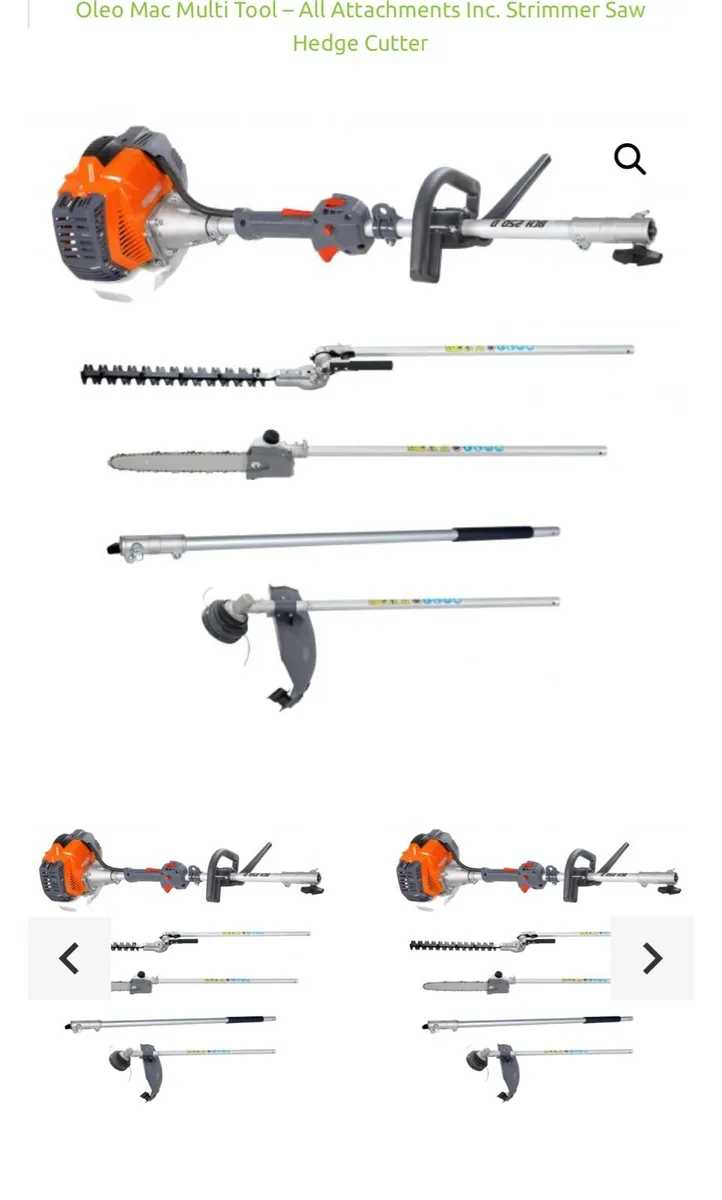 Multi tool strimmer/hedge cutter/ pole saw/ bush c - Image 3