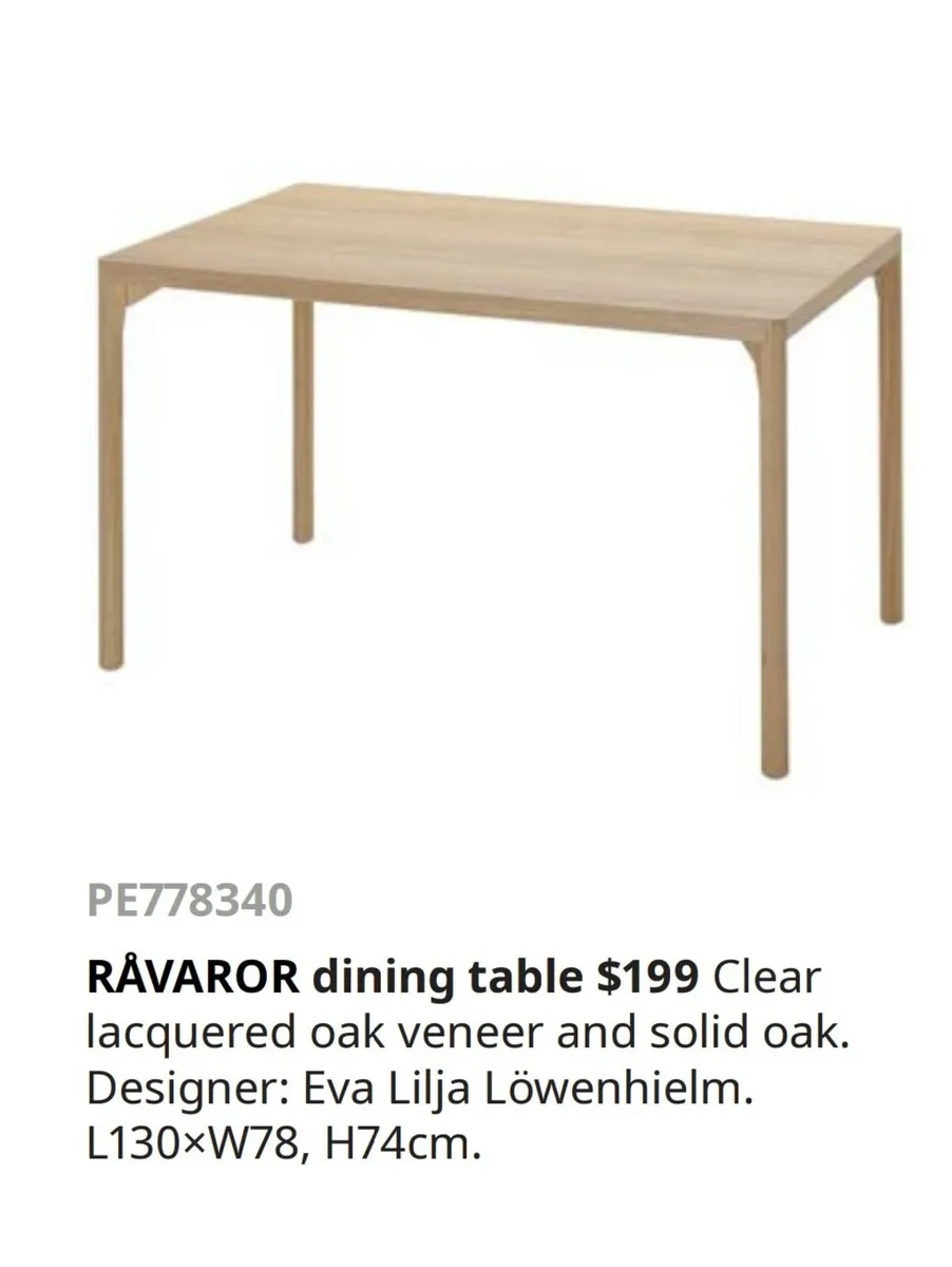 IKEA Dining Table RAVARDOR - Image 1