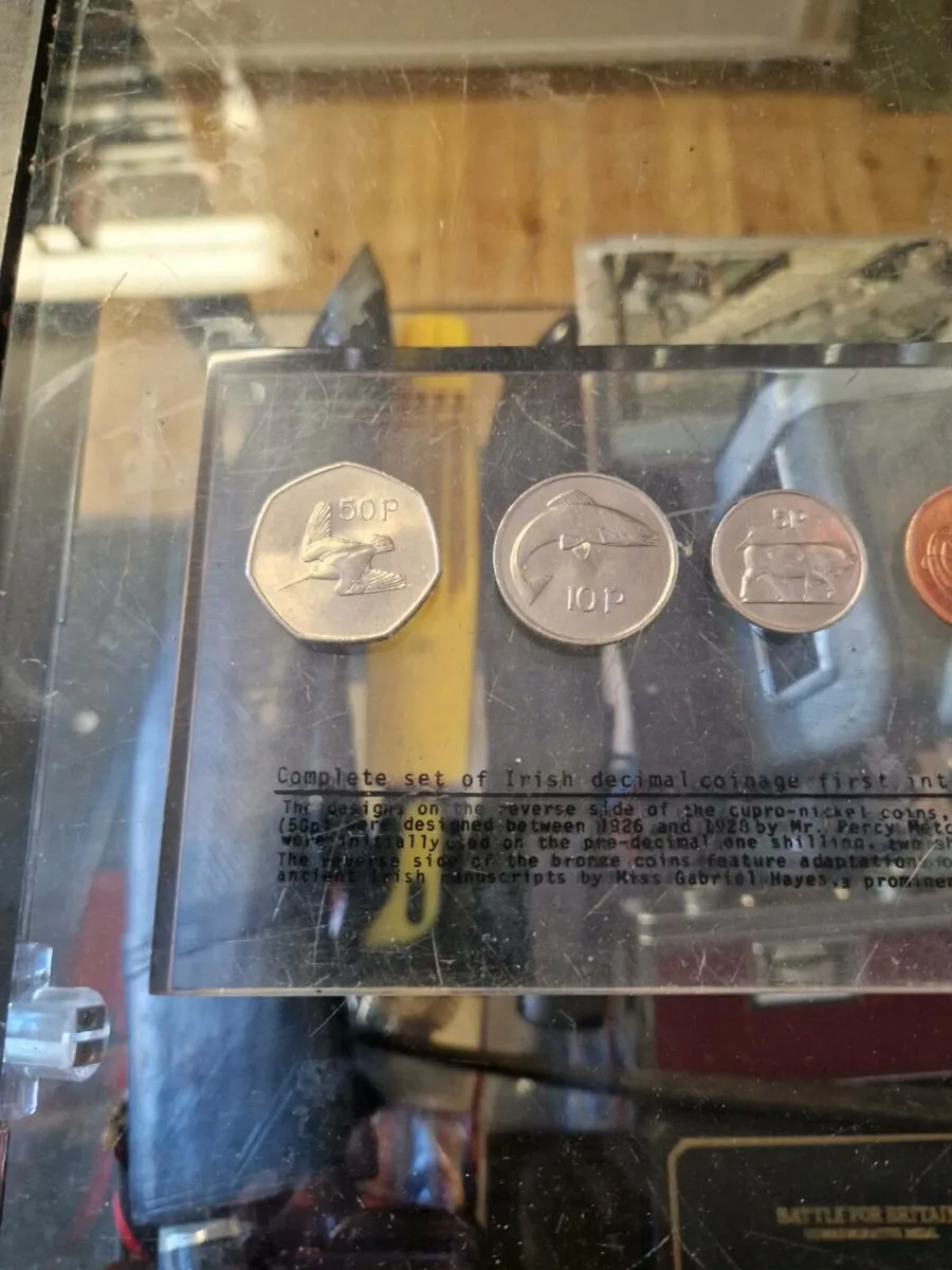 Vintage Irish Decimal Coins Set - Image 2