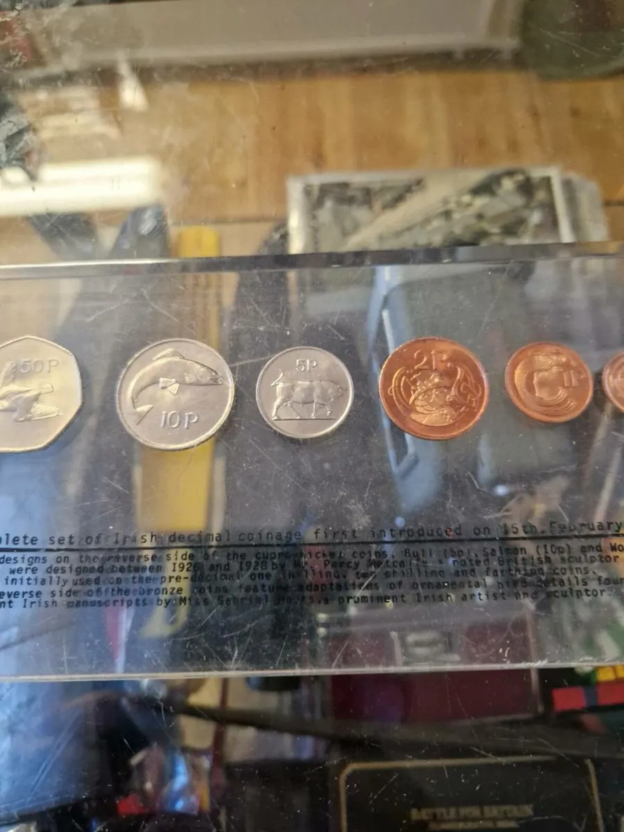 Vintage Irish Decimal Coins Set - Image 3