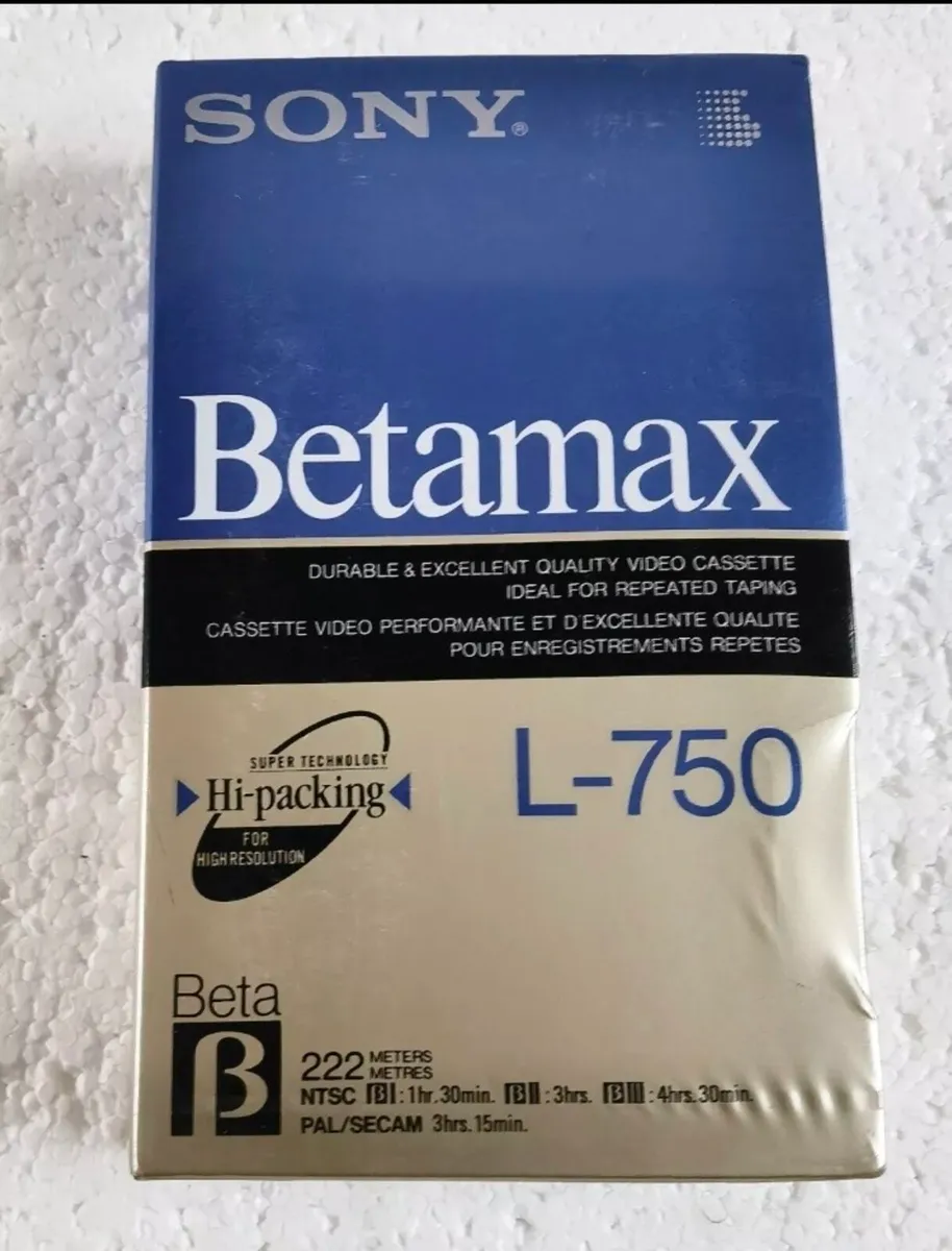 Sony Betamax l.750 tape brand new - Image 1