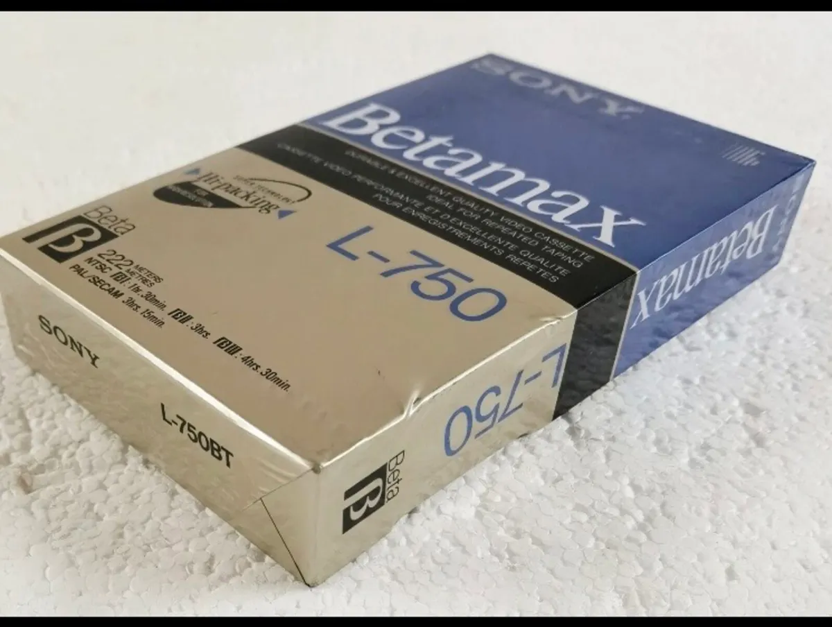 Sony Betamax l.750 tape brand new - Image 2