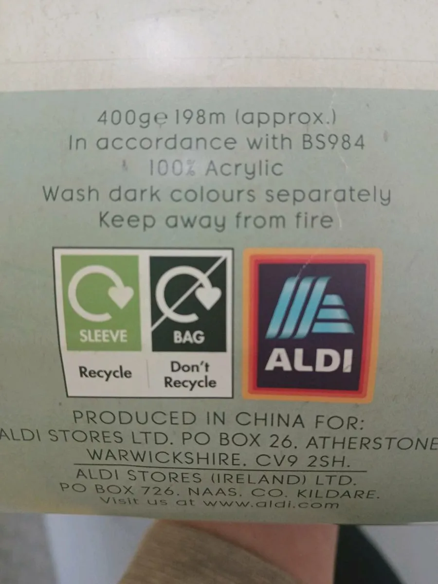 SO CRAFTY Chunky Yarn by Aldi - Image 3