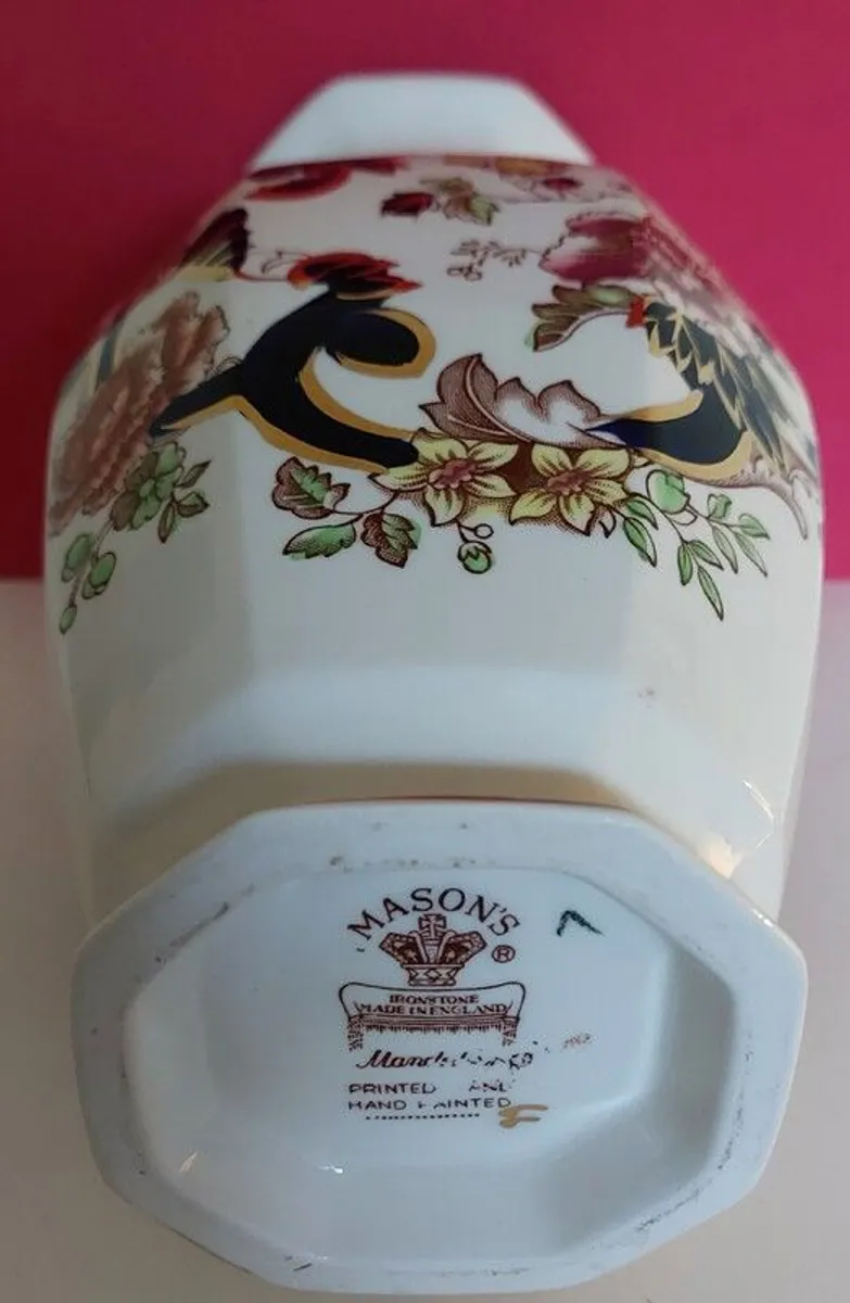 Mason's Ironstone "Blue Mandalay" Vase - Image 2
