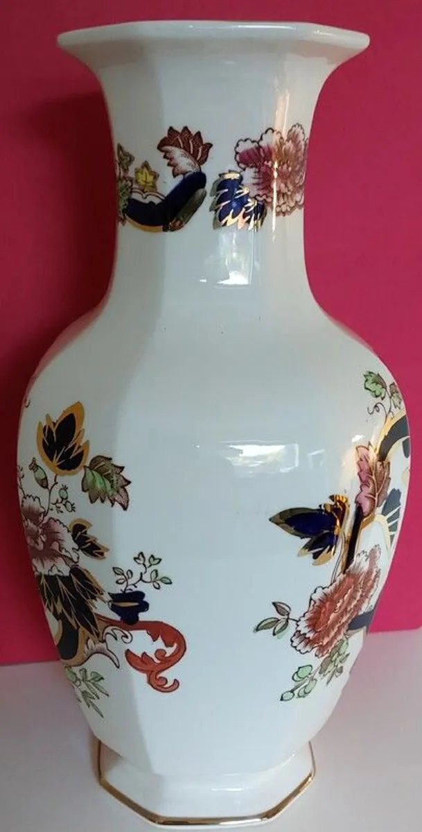 Mason's Ironstone "Blue Mandalay" Vase - Image 3