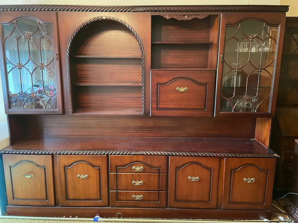 Wood Display Cabinet - Image 1