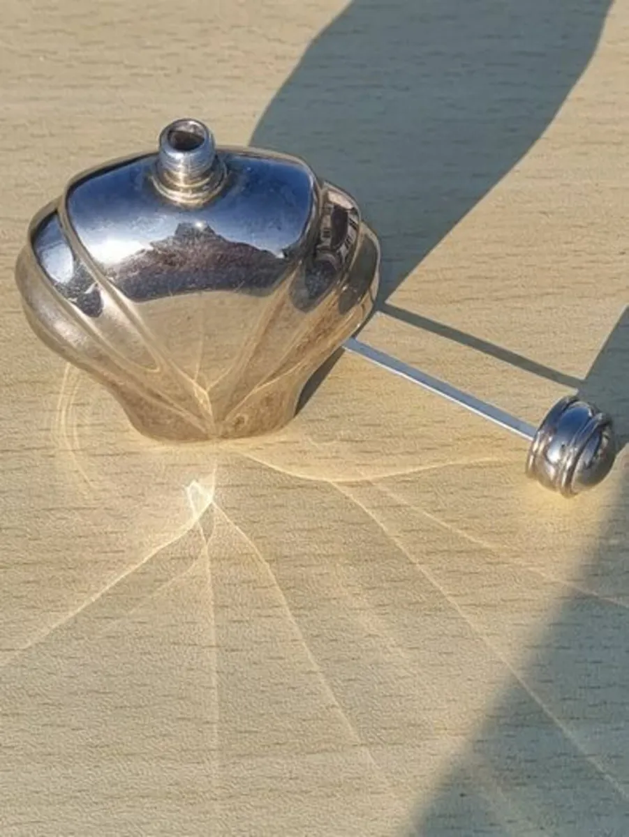 Art deco small silver bottle - Image 3