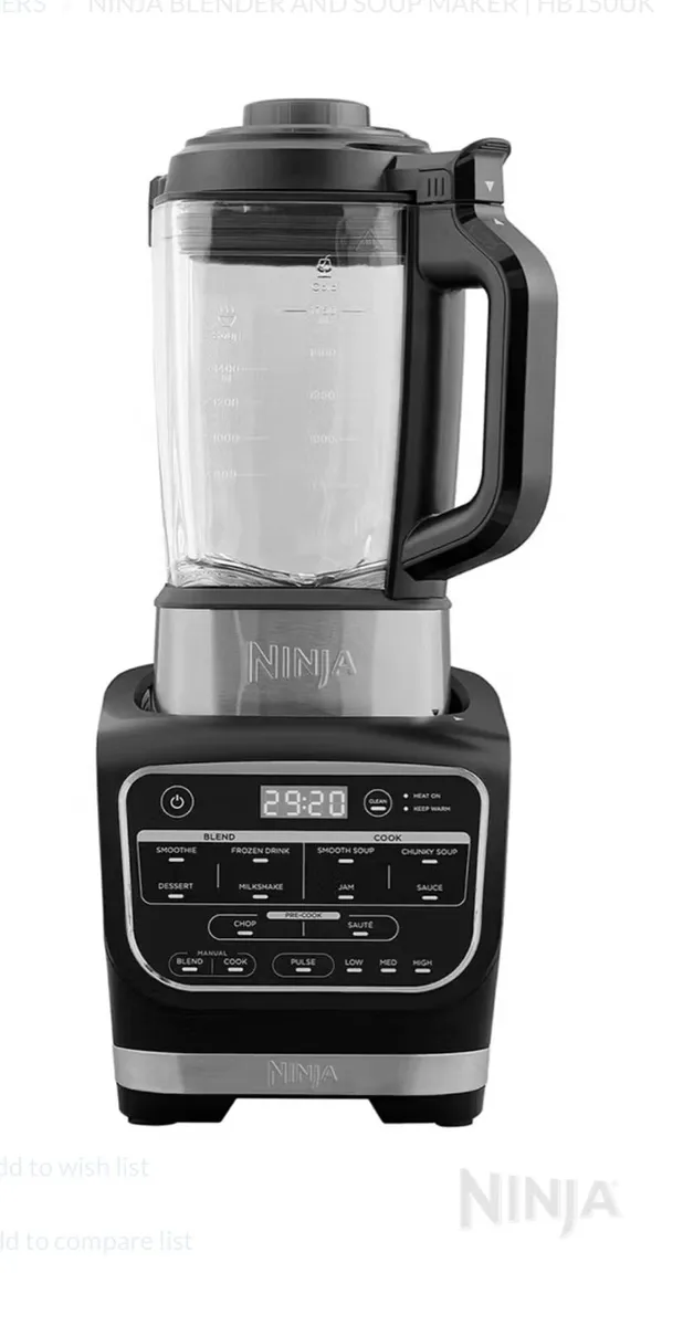 Ninja blender and soup maker