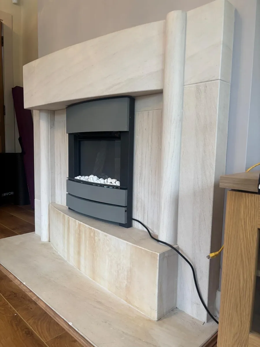 Cream Fireplace - Image 2