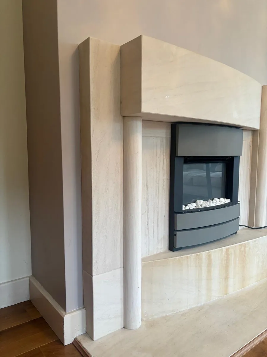 Cream Fireplace - Image 4
