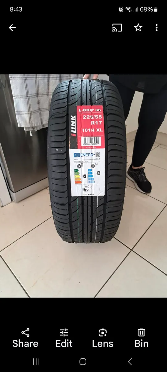 Peugeot 3008 2022 spare wheel brand new and tyre g - Image 1