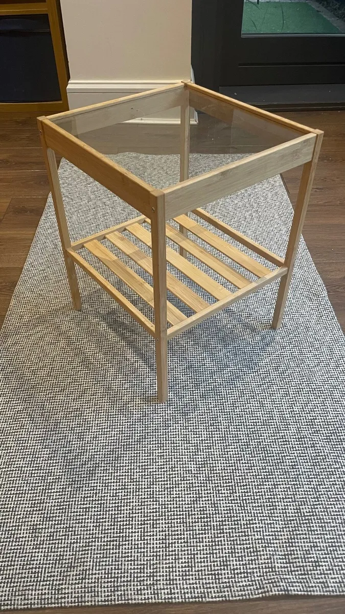 Small Bamboo bedside table - Image 2