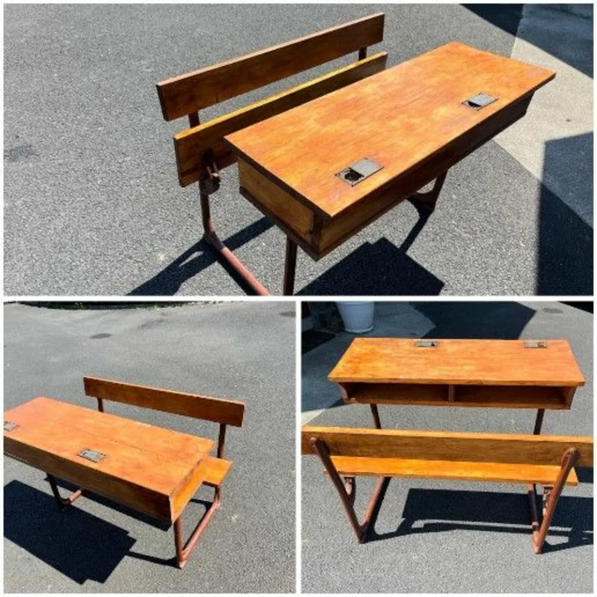 Offers-Old style School Desk, Helmets, Free Piano - Image 1