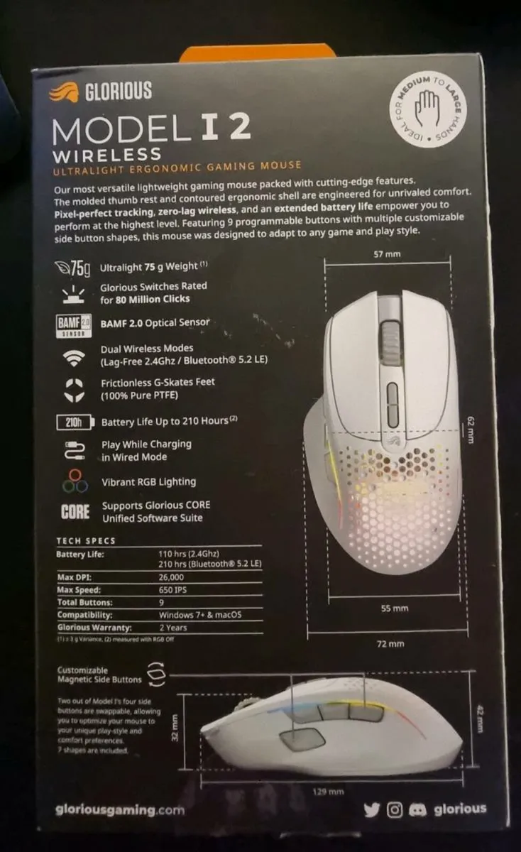 Glorious Model I 2 Wireless RGB - Image 3