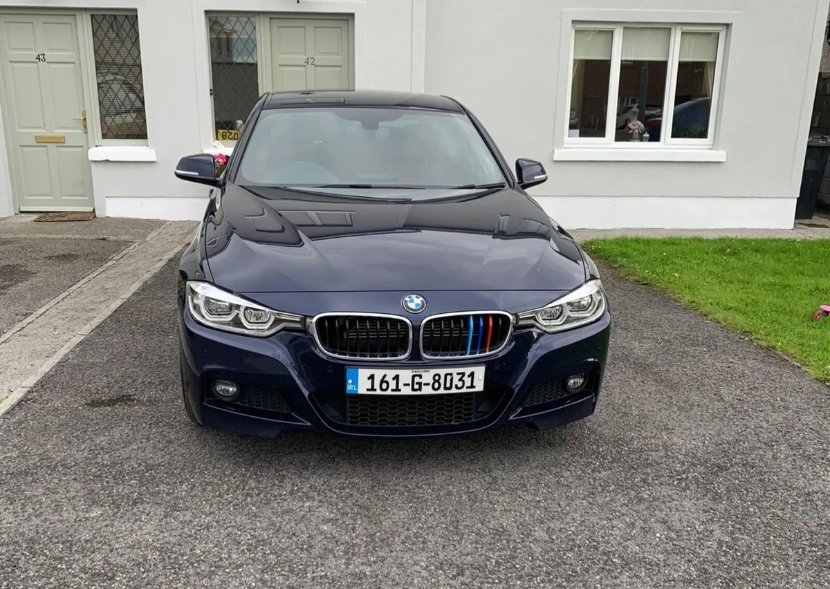 Rare tanzanite blue BMW 330e M Sport Tan Interior - Image 1